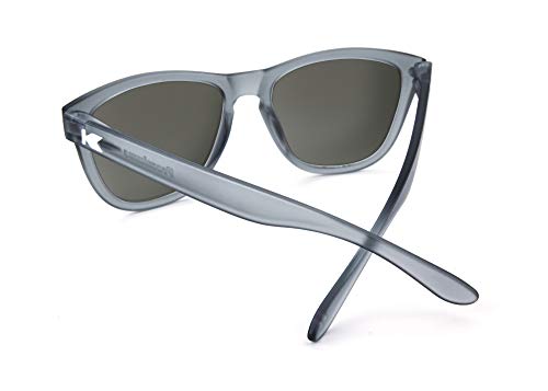 Knockaround Premiums Polarized Sunglasses With Translucent Grey Frames/Yellow Reflective Lenses2