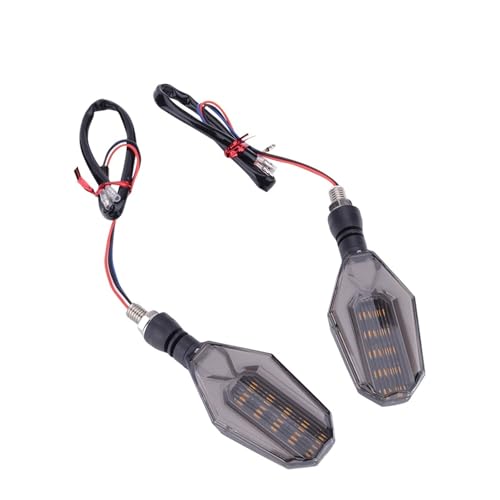 Clignotants moto M10 universels 12V avec feu stop rouge intégré pour l'avant et l'arrière