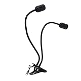 Conception de Clamp/Holder: support de lampe de calibre E27 / E26 standard, vous pouvez mettre n'importe quelle ampoule qui répond à la taille de cette spécification, la base a une conception de Clamp/Holder, vous pouvez facilement le réparer sur le bureau.