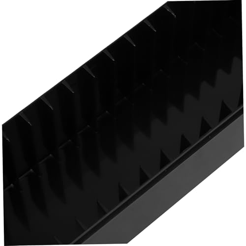 Caja organizadora para monedas en plástico negro miniatura 3