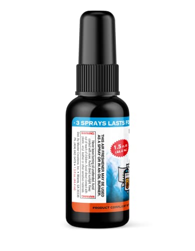 Bluntpower Concentrated Air Freshener - Premium Oil Based Air Freshener Spray For Home And Car - Long-Lasting Bathroom Spray, Car Freshener, & Odor Eliminator Spray - (Baby Powder, 3 Pack) #TOP2