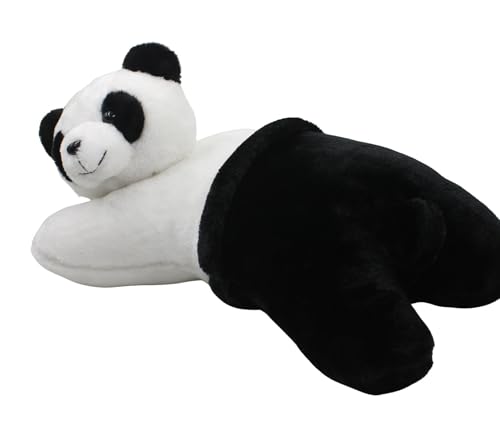 Image of Tickles Panda Soft Stuffed Plush Animal Bolster Pillow Cushion for Kids Boys & Girls Birthday Gift (Size: 40 cm Color: Black & White)