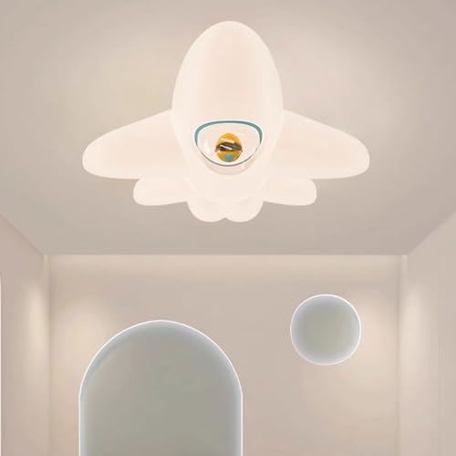 Plafonniers modernes de dessin animé crème pour illuminer la chambre à coucher
