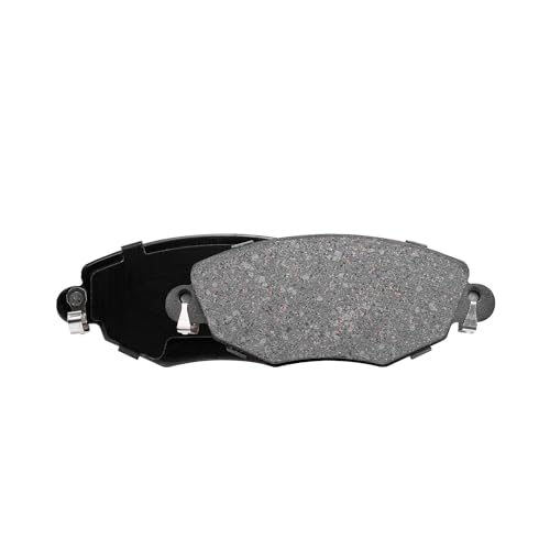 Image of Detroit Axle - Front Ceramic Brake Pads with Hardware Set Replacement for 2002-2006 Jaguar X-Type Ford Mondeo - 4pc Set