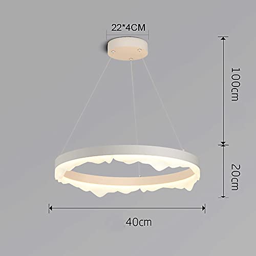 Lámpara LED moderna con pantalla acrílica para el hogar 5