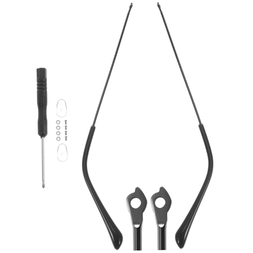 HONITANO Patillas Metálicas de Repuesto para Gafas y Brazos de Aleación Cómodos para Rota Accesorios para Anteojos y Gafas de Sol Recambios Resistentes y Ligeros