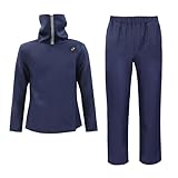 DAZCOS Anime Men's US Size Cosplay Costume High-collar Jacket Pants (Large)