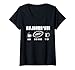 Femme Rugby Ballon Sport Joueur Chope De Bière Café - Rugbyman T-Shirt avec Col en V