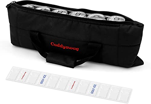 Caddy Swag Golf Bag Cooler Beer Sleeve 6 Can - Fun Golfing Gifts For Men & Women - Camping, Hiking, Traveling, Food, And More (2023 Version) #TOP3