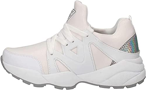GUESS FL5SEMFAB12 Sneakers Mujer Blanco Moda Casual, Color blanco., 39 EU