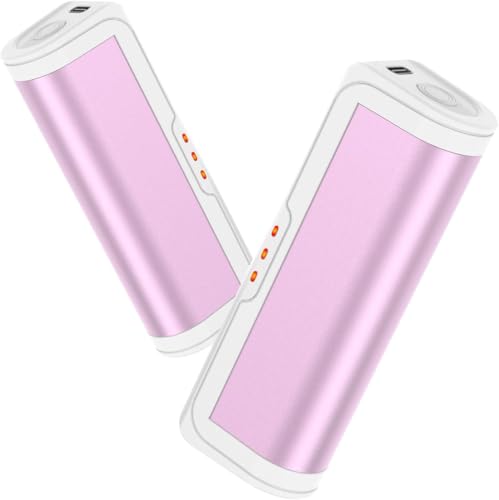 Jonwall Handwärmer Wiederaufladbar 2er-Pack, Tragbare Handwärmer Wiederverwendbare...