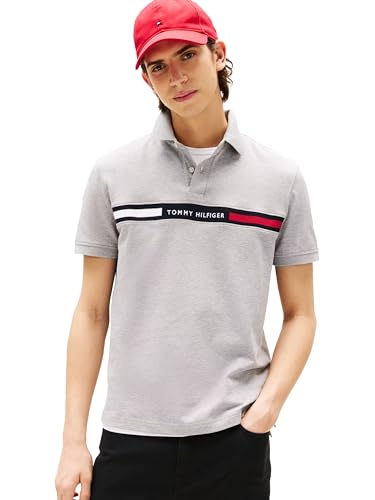 Image of Tommy Hilfiger Men's Short Sleeve Casual Polo Shirts in Regular Fit with Chest Logo Designs