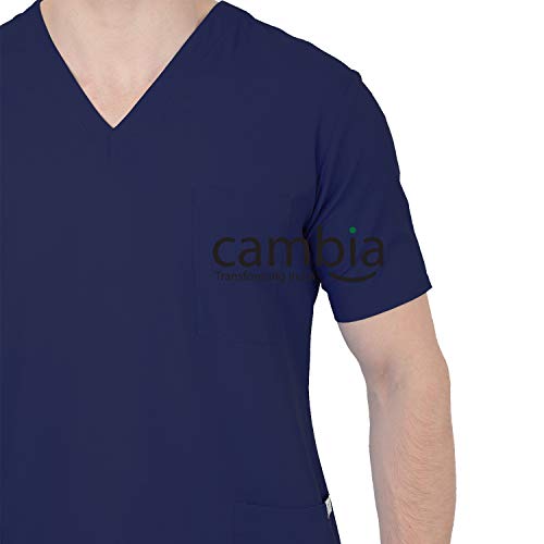Image of Cambia Scrub Suits for Doctors Men /OT Dress Unisex (XXXL, Navy Blue)