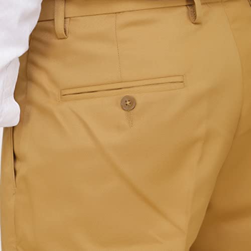 Image of KUNDAN Slim Fit Men Polyester Viscose Blend Trousers