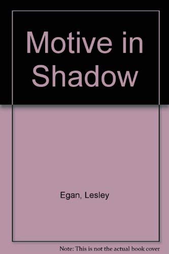 Motive In Shadow (U) 0708914713 Book Cover