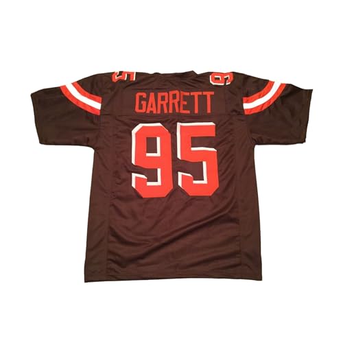Generic Myles Garrett Jersey Stitched Brown Custom Football New No Brand/Logos (US, Alpha, X-Large, Regular, Regular, Brown)