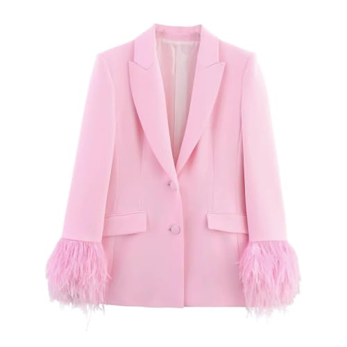 Conjunto de chaqueta y pantalones de verano para mujer en lino fresco de dos piezas