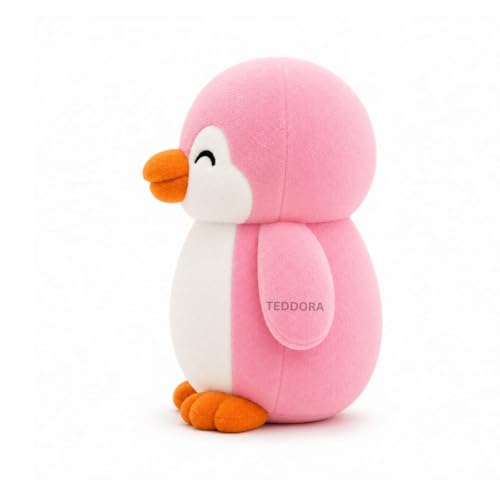 Image of Shy Penguin Soft Toy for Girls Boys Kids,Black,Penguin Animal Plush Stuffed Baby Teddy Gift Birthday, 18cm