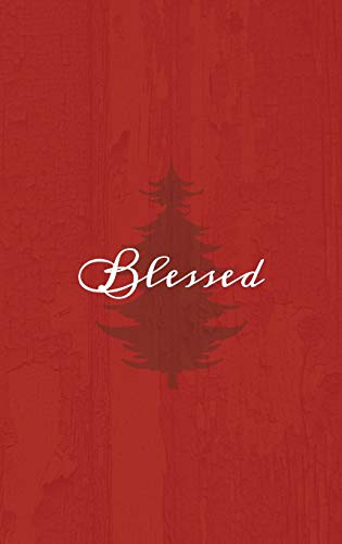 Blessed: A Red Hardcover Decorative Book for Decoration with Spine Text to Stack on Bookshelves, Decorate Coffee Tables, Christmas Decor, Holiday Decorations, Housewarming Gifts image 3