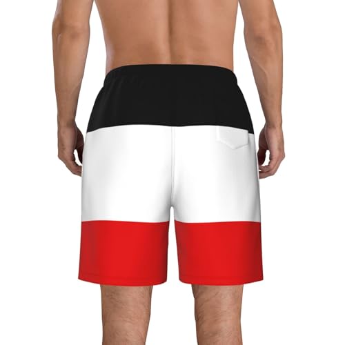 Old Flag of The German Empire Men's Beach Shorts Surfing Board Casual Shorts2
