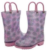 Capelli New York Toddler Girls Rain Boots, Multi Combo, Size 5