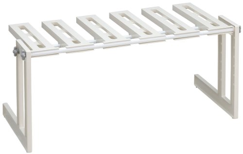 Belca ランドリー収納 そのままin 洗面下フリーラック 伸縮タイプ 幅50~75×奥行30.3×高さ30.9cm ホワイト 日本製 MTS-EX