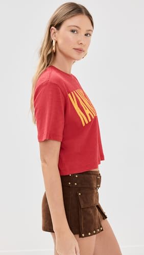 Junk Food Women's Chiefs Crop Tee4
