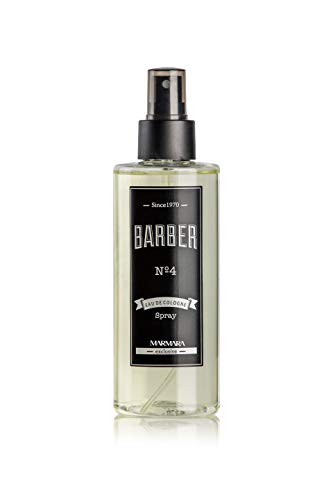 Marmara Barber Cologne - Best Choice of Modern Barbers and Traditional Shaving Fans Spray Bottle 8.5 fl oz. (250 ml, No4)