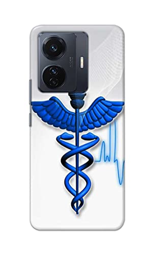 Image of Printed Hard Back Cover Case for Vivo iQOO Z6 Pro 5G | Vivo T1 Pro 5G | Vivo S15e Back Cover (Medical Doctor) -1803