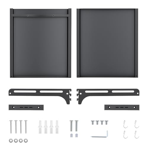 ABCOOL Wall Mount Shelf Rack Expandable for Microwave Oven Kitchen Home Adjustable Snap-in Detachable Bracket Holder with 4 Hooks by ABCOOL - Image 7