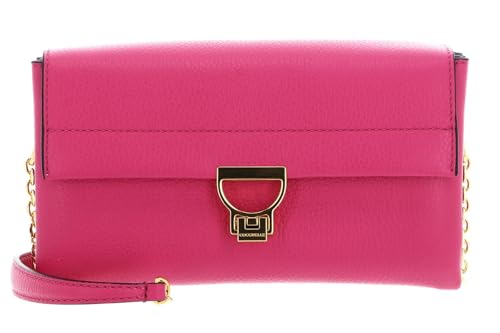 Sac bandoulière Coccinelle Arlettis le handbag cuir fuchsia idéal