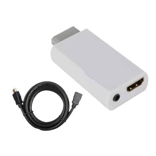 Wii to HDMIRo[^[ tHD 1080P Wii 2 HDTV to 3.5mmA_v^[ PCj^[fBXvCp(B With1m HD Cable)