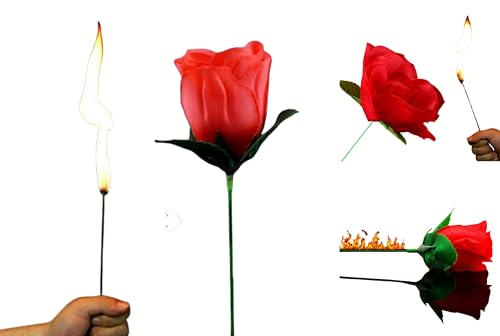 Yeahgoshopping The Torch to Rose Magic Trick – A Mesmerizing Illusion of Transformation - One Rose to Fire