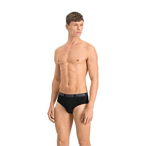 Puma Slip, Basic Herren brief (2er Set), Schwarz (Schwarz), Small – Ansicht 3