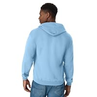 Hanes Mens Hoodie, Ecosmart Fleece Full-zip Zip-up Hooded Sweatshirt For Athletic-hoodies, Light Blue, Medium US — image 2