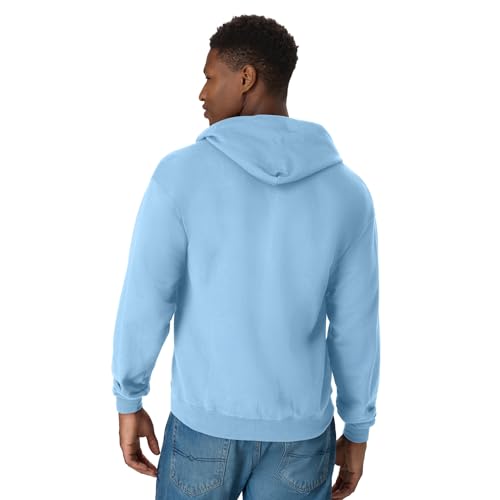 Image of Hanes Men's Zip-up Hoodie, Ecosmart Fleece Full-zip Hoodie for Men, Hooded Sweatshirt