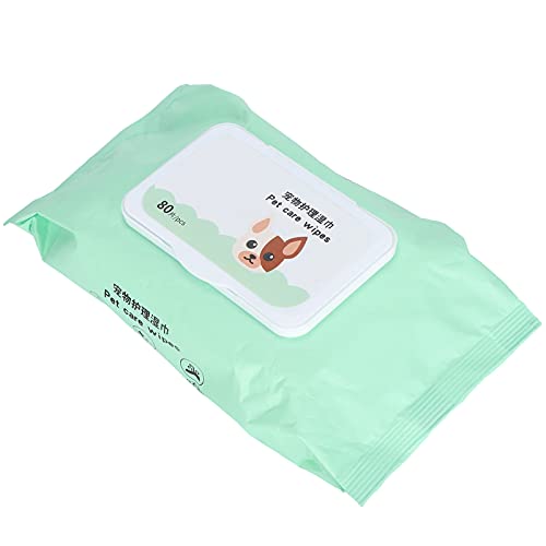 Pet Safe Deodorizing Grooming Wipes 80ct Per Pack for Dogs Cats Rabbits Paws Stains - Image 5