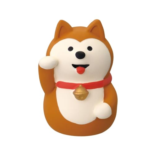 デコレコーポレーション concombre 福招き いぬ サイズ：約W2.3 D2.3 H3.4 ZSG-29762G