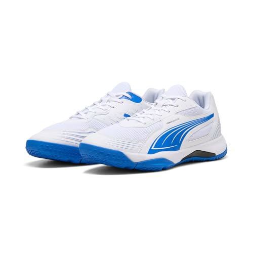 Puma Unisex SOLARFLASH III Hallenschuh, White-Ultra Blue Black, 42 EU, Puma Weiß Ultrablau Puma Schwarz, 42 EU – Ansicht 1