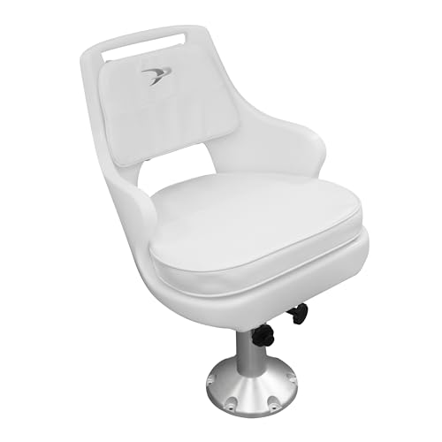 Wise 8WD015-7-710 Standard Pilot Chair with Adjustable Height Pedestal and Seat Mount