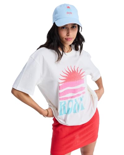 Roxy Hangloose Poster - T-Shirt - Frauen - M - Weiss.