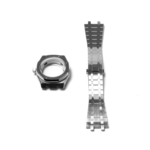 Boîtier de montre 41mm et bracelet en acier inoxydable pour mouvement NH35 NH36