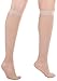 ABSOLUTE SUPPORT Made in USA Sheer Compression Socks for Women 15-20 mmHg - Support Hose Knee High Stockings, Nude, Medium