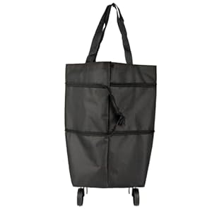 Faltbare Einkaufstasche Mit Rollen | Zusammenklappbare Trolley-Taschen, Tragbare Einkaufstaschen, Reisetaschen Mit Rollen | Tasche Mit Großem Fassungsvermögen, Wiederverwendbare Einkaufstasche