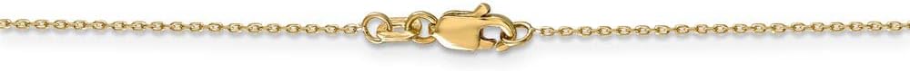 The Black Bow 14k Yellow Gold Sm Left Walking Horse Necklace - Image 4