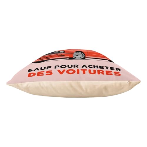 Coussin velours rose de qualité supérieure 40x40cm imprimé - 5