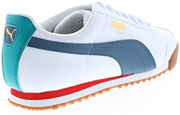 PUMA Men's ROMA BASIC PLUS Sneaker, Puma White-Evening Sky-Gum, 12 | Image 7
