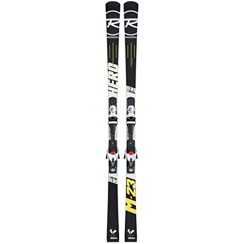 Emissione: Expert Rossignol – Paio di sci Hero Master (R21 WC) + Fissaggio SPX 15 Rockerflex White Icon, unisex, colore: nero, nero, 180 cm