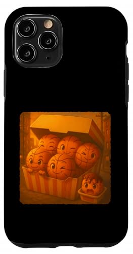 Basketball Cute Kawaii Funny Fast Food X}zP[X iPhone 11 Pro p