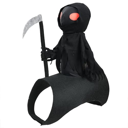 Dark Knight Dog Costume, Adjustable Doll Costume for Halloween Do...